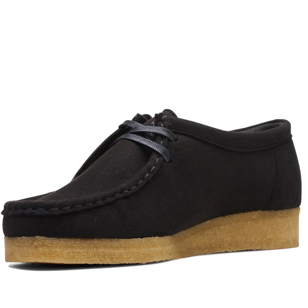 clarks suede wallabees